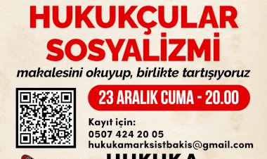 Çevrimiçi Okuma Atölyesi: HUKUKÇULAR SOSYALİZMİ (Engels & Kautsky)